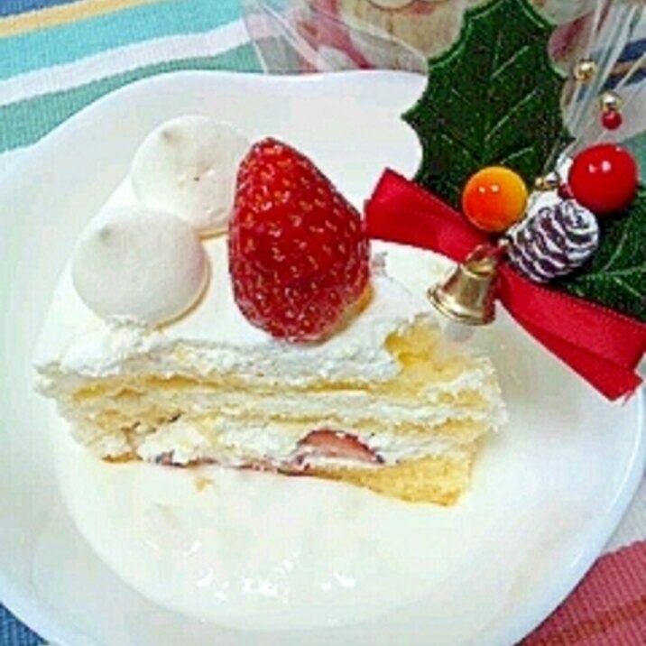 ダイエッターに☆クリスマスケーキonヨーグルト♪